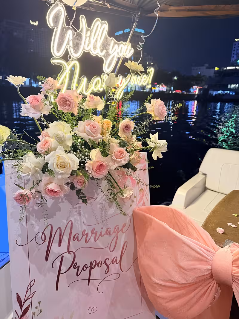 The Most Romantic Yacht Proposal Experience in Vietnam